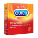 durex strawberry  3 pieces