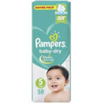 pampers 5 58 piece