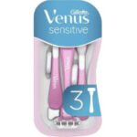 جيليت فينوس ماكينة 3 قطعة للبشرة الحساسة