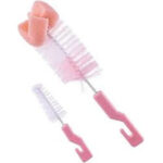 لتل فيش فرشة تنظيف ببرونة 2 قطعة