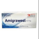 Amigrawest 2.5mg 4 tab