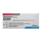 aciclovir mylan 500 mg 5 vials